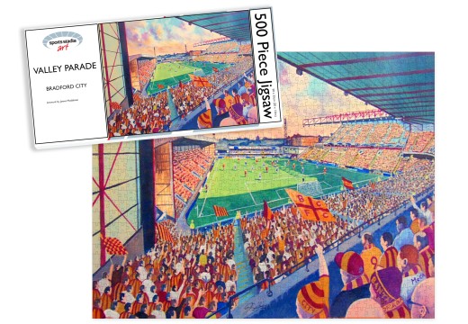 Valley Parade Stadium Fine Art Jigsaw Puzzle - Bradford City FC Valley Parade Stadium Fine Art Jigsaw Puzzle - Bradford City FC